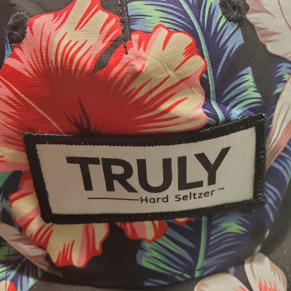Tropical Floral Promo Truly Hard Seltzer Snapback Hat - Picture 4 of 6